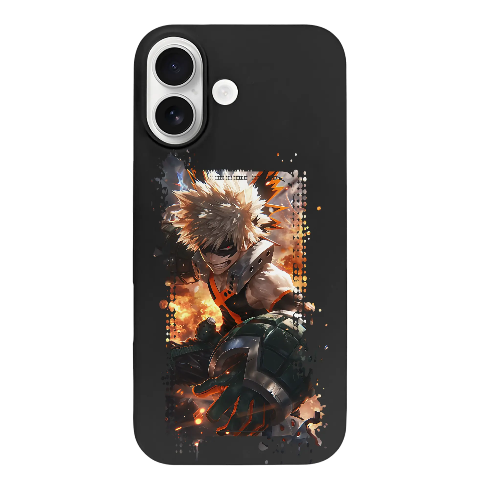 僕のヒーローアカデミア グッズ,爆豪勝己 - iPhone 17 シリーズ シリコンケース 薄型 耐衝撃 指紋防止 ソフトタッチカバー 精密フィット 傷防止 保護ケース iPhone 17/17 Air/17 Pro/17 Pro Max 対応